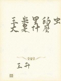 玉米里的虫子长大是什么