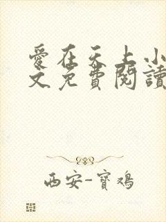 爱在天上小说全文免费阅读