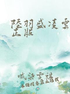 陆羽盛凌云小说正版