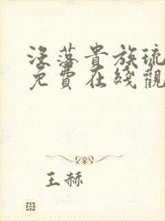 没落贵族琉璃川免费在线观看