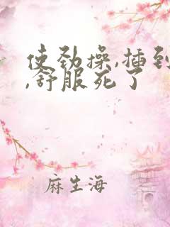 使劲操,插到底,舒服死了