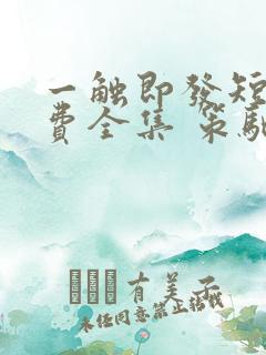 一触即发短剧免费全集 策驰影院 一触即发短剧免费全集 策驰影院