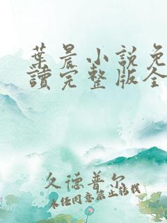 叶晨小说免费阅读完整版全文