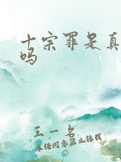 十宗罪是真实的吗
