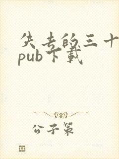 失去的三十年epub下载
