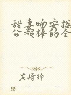 甜妻吻安总裁老公超棒的全文阅读