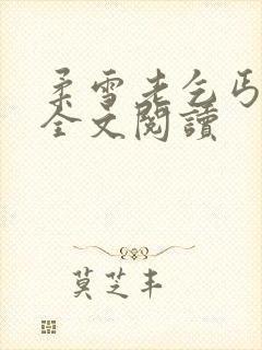 柔雪老乞丐小说全文阅读