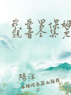 我爱男保姆在线观看全集免费