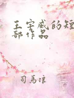 王宇威的短剧全部作品