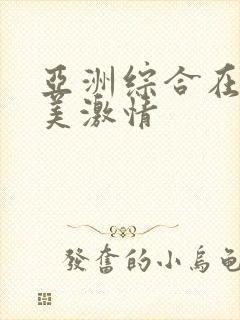 亚洲综合在线欧美激情