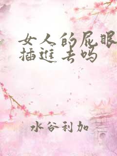 女人的屁眼可以插进去吗