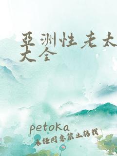 亚洲性老太hd大全