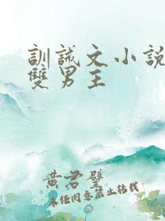 训诫文小说推荐双男主