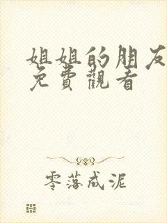 姐姐的朋友高清免费观看