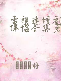 电视连续剧完美伴侣全集免费观看