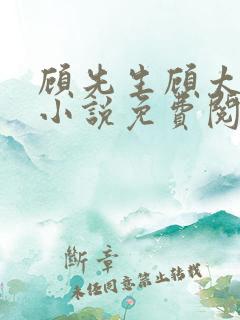 顾先生顾太太 小说免费阅读