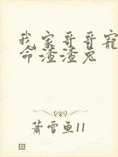 我家哥哥宠妹如命渣渣兔