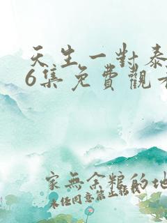 天生一对泰剧16集免费观看