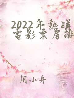 2022年热映电影票房排行榜
