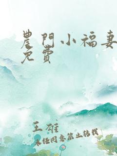 农门小福妻全文免费