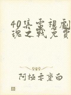40集电视剧玫瑰之战免费播放