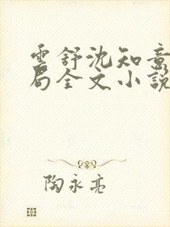 云舒沈知意大结局全文小说