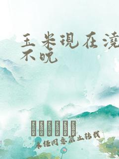 玉米现在浇水晚不晚
