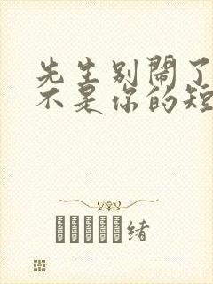 先生别闹了新娘不是你的短剧