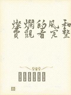 灿烂的风和海免费观看完整版