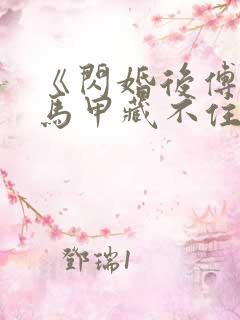《闪婚后傅先生马甲藏不住了孟宁/傅延修》