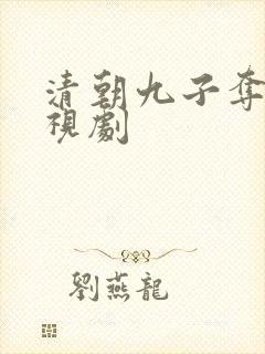 清朝九子夺嫡电视剧