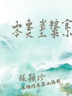 山东省粮食价格今天玉米小麦多少钱一斤