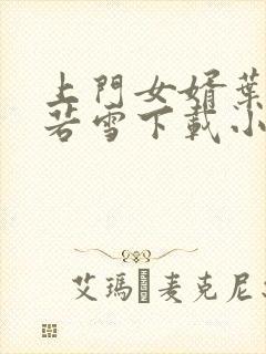 上门女婿叶凡唐若雪下载小说