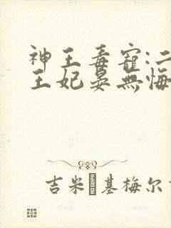 神王毒宠:二嫁王妃晏无悔凤九霄