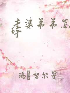 老婆弟弟怎么称呼