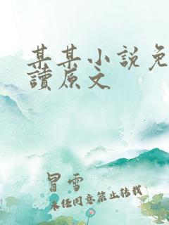 某某小说免费阅读原文