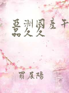 亚洲国产午夜精品久久