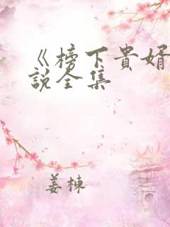 《榜下贵婿》小说全集