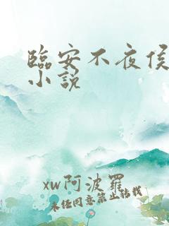 临安不夜侯有声小说
