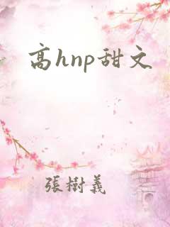 高hnp甜文