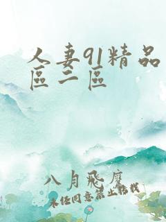 人妻91精品一区二区