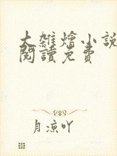大杂烩小说合集阅读免费