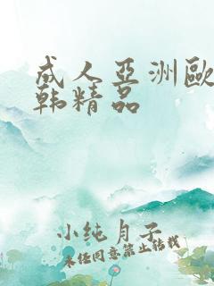 成人亚洲欧美日韩精品