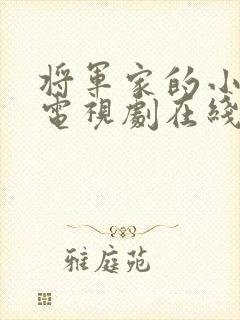 将军家的小娘子电视剧在线观看
