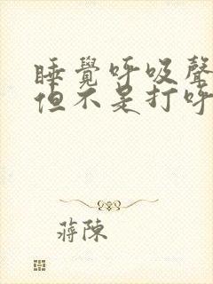 睡觉呼吸声音重但不是打呼噜