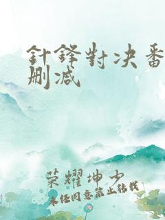 针锋对决番外未删减