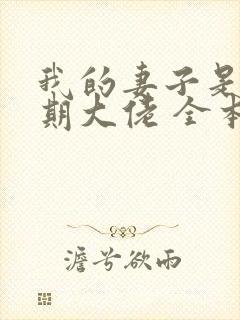 我的妻子是大乘期大佬 全本