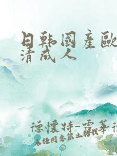 日韩国产欧美高清成人