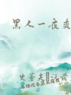 黑人一夜爽毛片