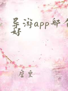 导游app哪个好